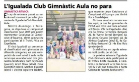 NOTICIES - IGUALADA CLUB GIMNASTIC AULA